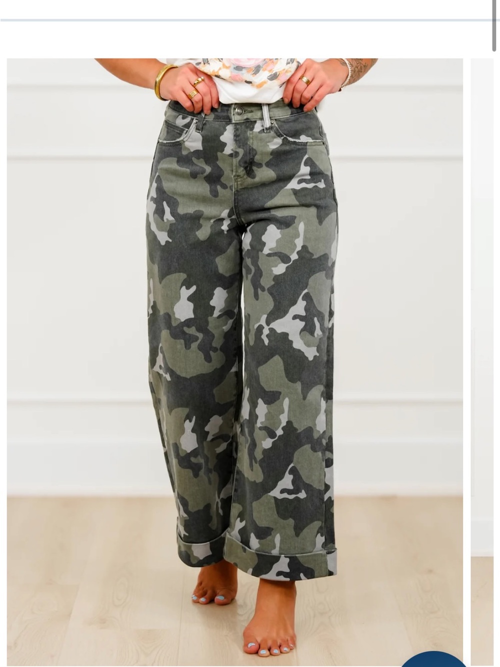 Mica Denim Camo Pants